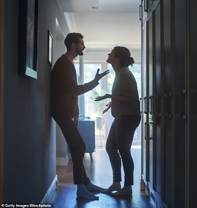 Psychotherapist Dr Karen Phillip revealed that the New Year is often the most difficult month for couples, as the busy festive period is thought to be the last straw for many relationships (stock image)