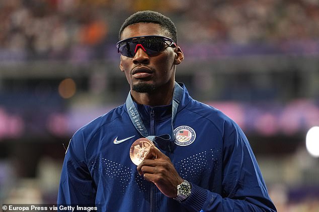 Kerley won bronze in the 100 meters at the Paris Olympics last year and is a former world champion