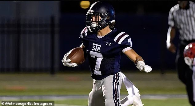 Bech can be seen playing at Lafayette, Louisiana's St. Thomas More Catholic High School