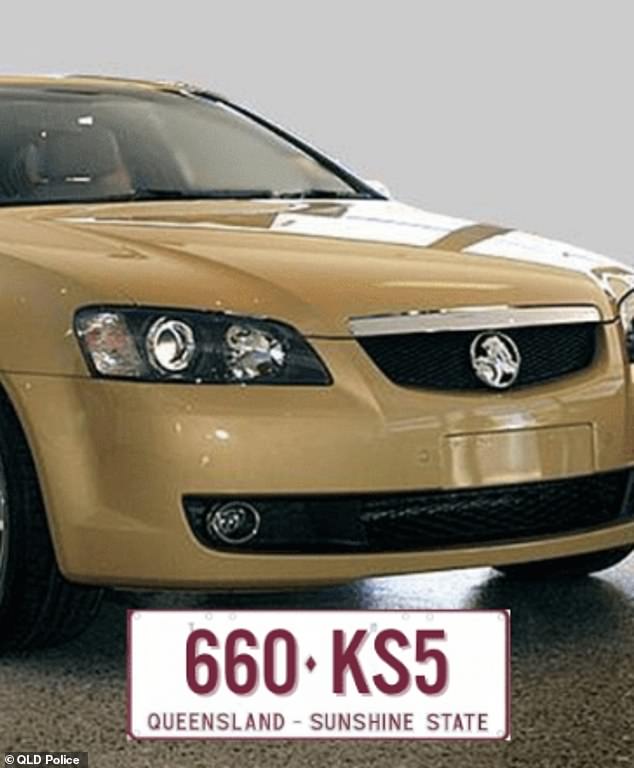 The 12-year-old may be traveling in a gold 2008 Holden Commodore sedan (pictured) with QLD registration 660KS5 towards Ipswich.