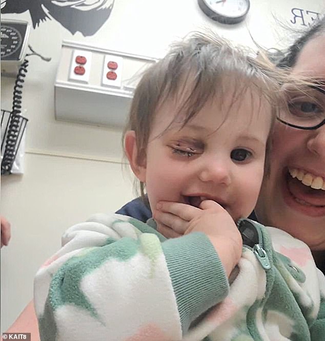 Lily, pictured with her mother Casie, has a long road ahead of her, including five more chemo treatments in four months