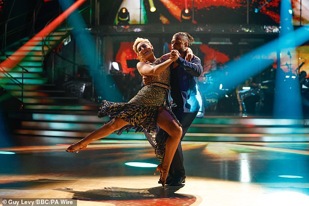 Ms Dowden was forced to quit Strictly in spring 2023 after discovering a lump in her breast the day before her honeymoon