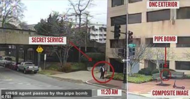 According to the report, numerous Secret Service agents were captured on video walking past the bomb while applying for identification