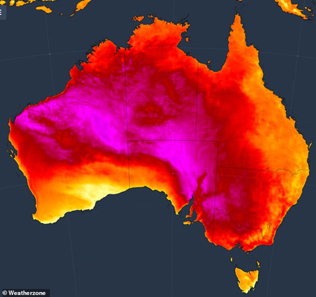 Melbourne is the city expected to bear the brunt of the heat, which will reach a high of 37 degrees Celsius on Saturday and 38 degrees Celsius on Sunday