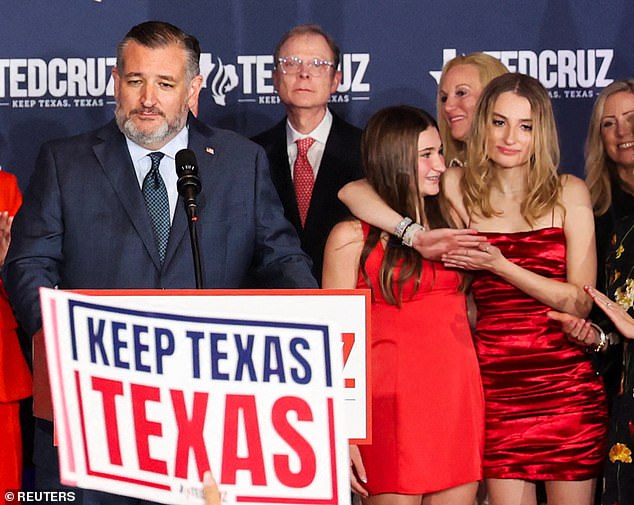 1735955133 106 Ted Cruzs daughter looks very unimpressed at swearing in ceremony after