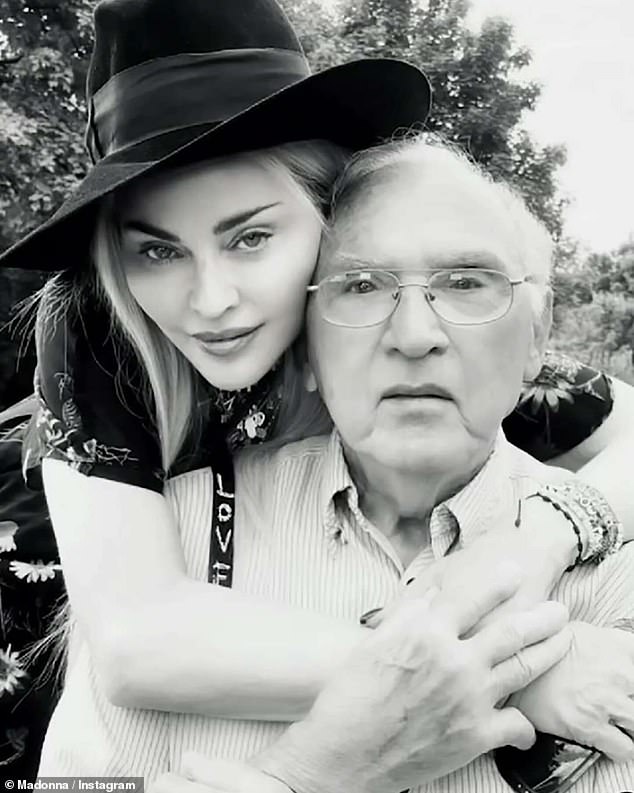 Madonna's father, Silvio Ciccone, celebrated his 93rd birthday in June last year - and the singer paid tribute to the big milestone