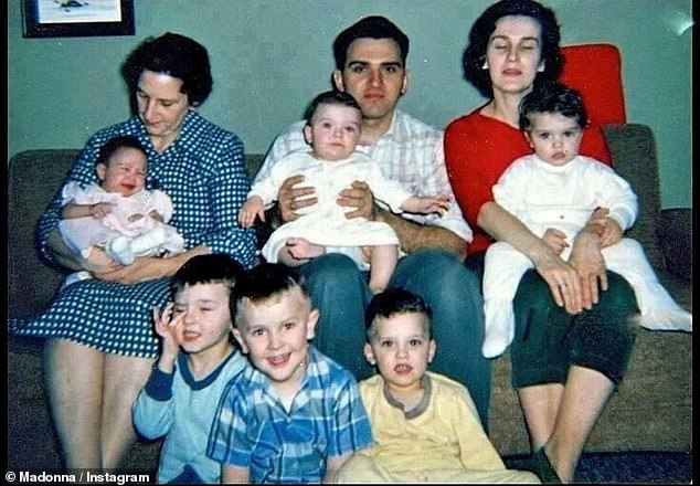 Silvio and Louise welcomed a total of six children before her death: Madonna, Martin, Paula, Melanie, as well as late brothers Anthony and Christopher