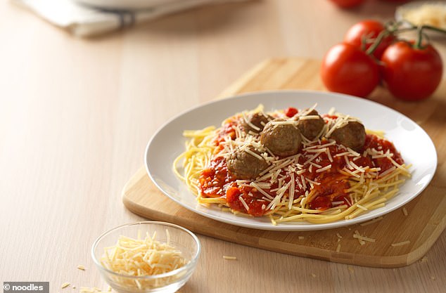 Dishes such as spaghetti and meatballs cost about $8 to $11