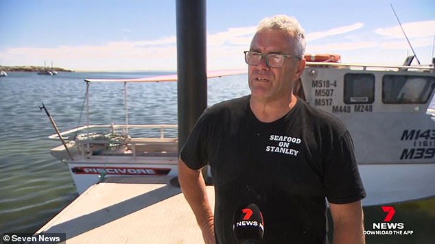 Family friend Jeff Schmucker (pictured) said Mr Appleby caught a wave on Thursday, went away and was attacked as he paddled back to Granites Beach