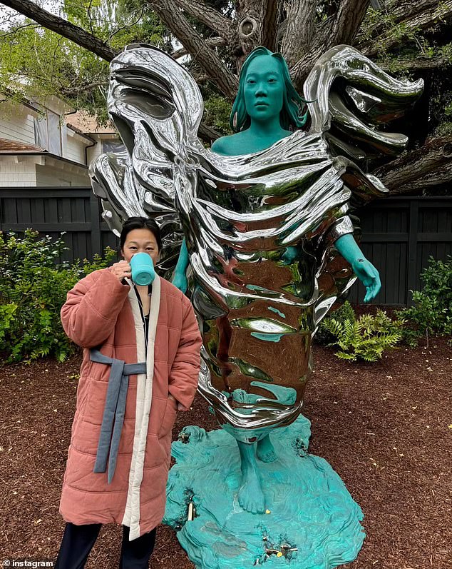 In August, Zuckerberg unveiled a bizarre statue of Priscilla on social media