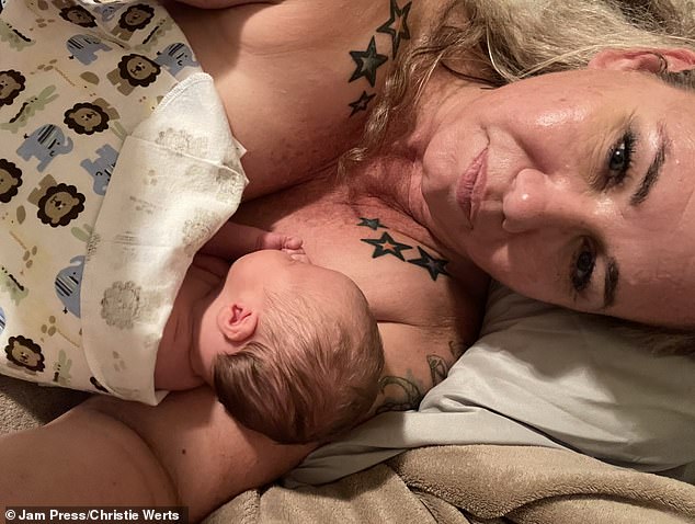 After swearing off the foster care system as an adult after being a child in the system herself, she adopted her current husband's ex-wife's baby just before his second birthday so he wouldn't end up in the same place as her. was