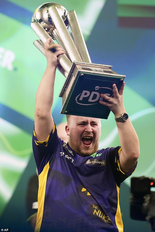 17-year-old Luke was ecstatic after becoming the sport's youngest ever champion after beating three-time champion Michael van Gerwen in the final