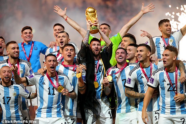 In December 2022, the football legend led Argentina to victory at the World Cup in Qatar