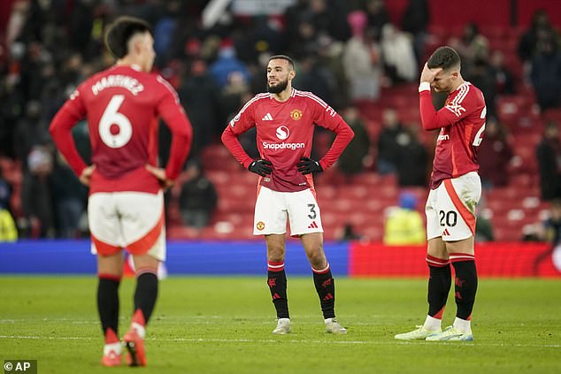 The Red Devils have had a disastrous campaign and are in fourteenth place under new boss Ruben Amorim