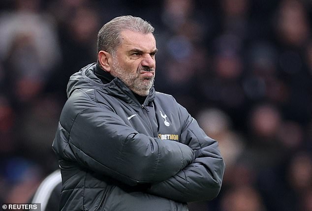 There was further frustration for Ange Postecoglou as his side Tottenham were defeated