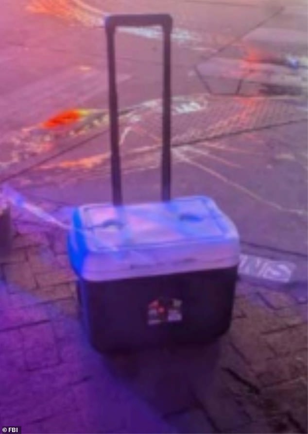 One of the explosives was found in a cooler on Bourbon Street. The explosive compound has never before been used in a terror attack in the US or Europe