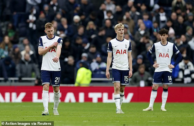 Spurs were missing ten first-team players at kick-off and others were ill