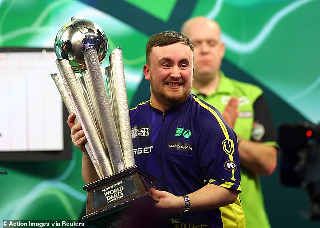 Littler defeated Michael van Gerwen 7-3 in a dominant final at Alexandra Palace on Friday