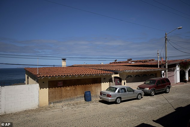 Thomas's simple beachside bungalow in Mexico is now empty and has been his home for a decade