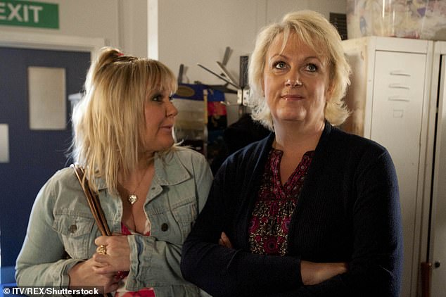 The actress, 61, who plays the iconic Eileen Grimshaw, is leaving the ITV soap to pursue new acting projects and her exit storylines are already being filmed (pictured in 2012)