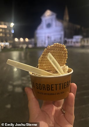 Even after my fair share of pizza and gelato in Rome and Florence (here), I had no blood sugar spikes. However, walking up to 15,000 steps a day could have helped lower my levels