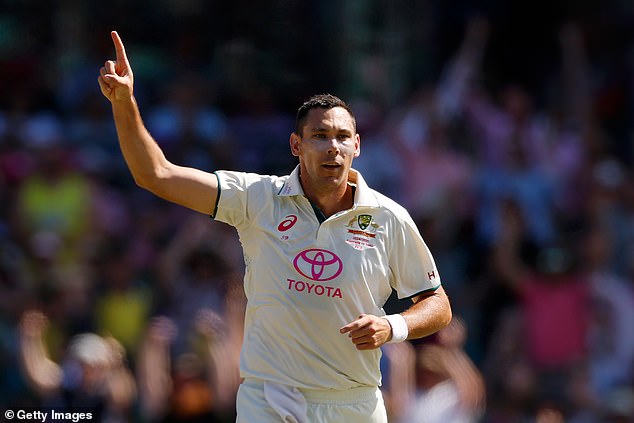 Scott Boland (pictured) was outstanding during the first two days of the decisive fifth Test against India