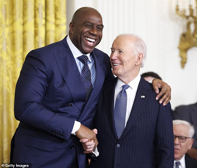 1736039435 904 Magic Johnson left emotional at Presidential Medal of Freedom award