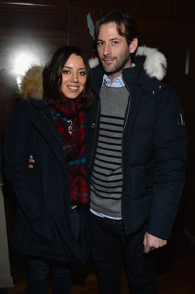 The very private couple was rarely seen together in public. They met in 2011 and worked together on 2014's Life After Beth and 2017's The Little Hours (pictured in Park City, UT in January 2014)