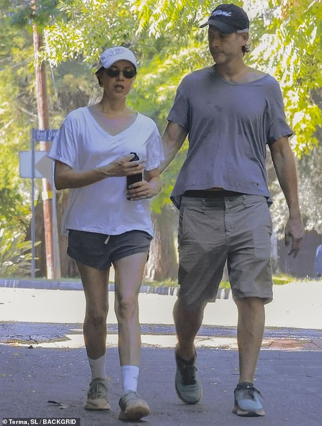 Dressed in casual walking clothes, the couple appeared relaxed in each other's company as they visited the park, a favorite among locals, on July 5, 2024.