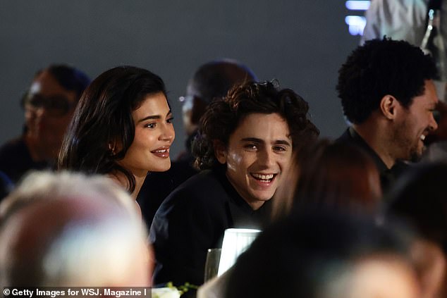 An insider close to the A-list couple of two years revealed that they are growing closer and their relationship is 'stronger than ever'; Kylie and Timothée seen in November 2023