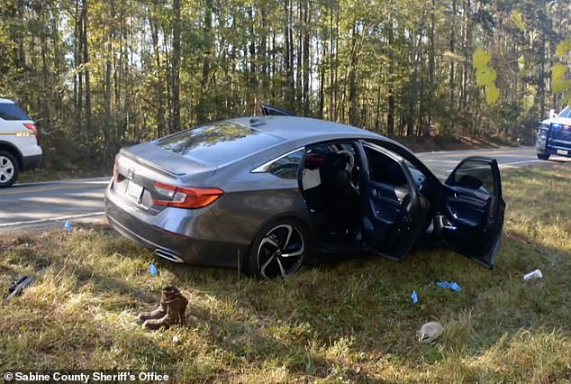 A rifle, Edgar's boots and a baseball cap were all found along the road