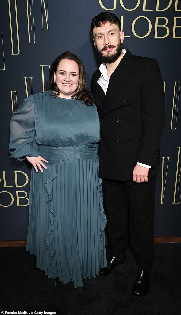 Baby Reindeer stars Jessica Gunning and Richard Gadd posed on the red carpet at the event