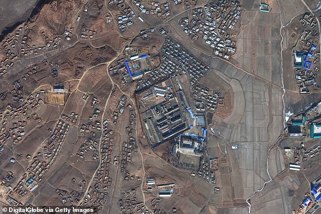 Divorces will have to spend up to six months in labor camps in North Korea. Pictured: Sinuiju concentration camp (Kyo-hwa-so number 3) - a re-education camp in North Korea