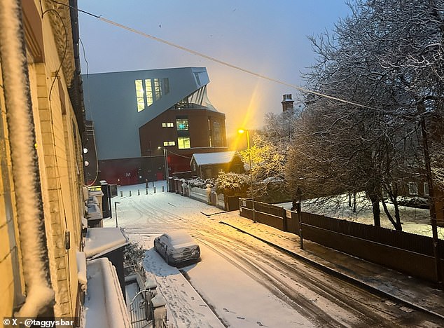 Liverpool City Council's Safety Advisory Group will assess whether the match should be canceled - with pictures near Anfield showing snowfall