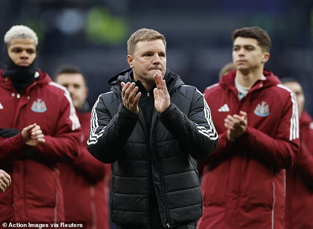 Howe has made changes and Newcastle are now eleven points ahead of Tottenham