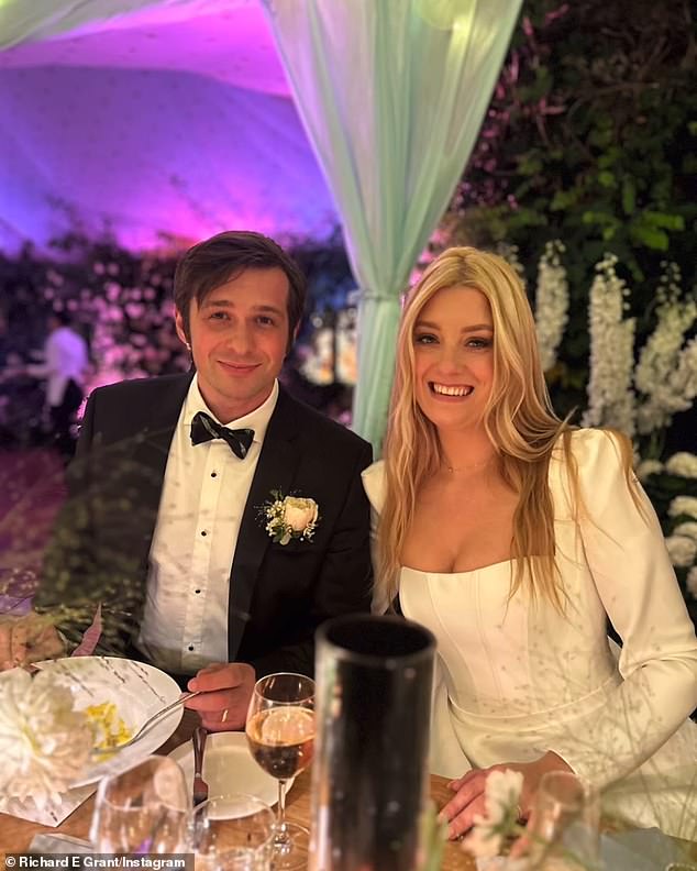 Olivia recently married her long-term partner Florian Wirst in a 'magical' home ceremony (pictured together)