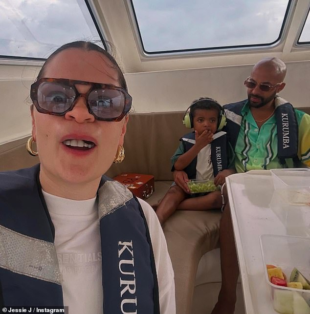 Jessie, Marvin and his son Blake were on the boat together