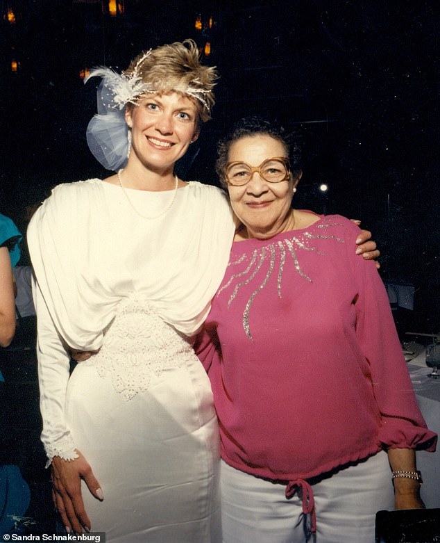 Lee with Debbie at her wedding - 'She was the best thing that ever happened to our family'