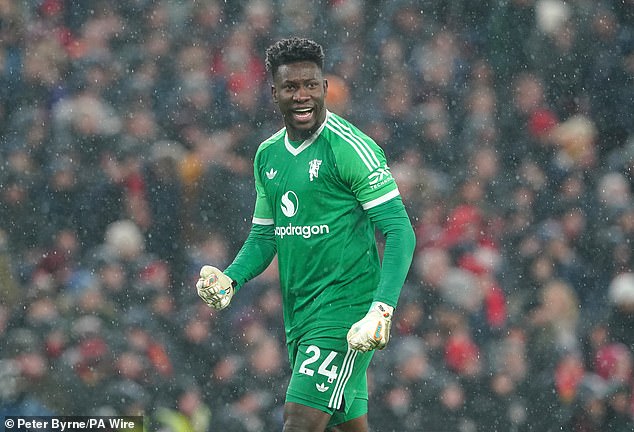 Andre Onana made a number of big saves that contributed to Manchester United's spirited run