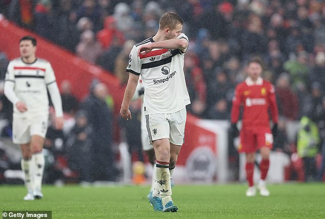 Matthijs de Ligt was beaten by Gakpo for Liverpool's opener before being awarded his penalty