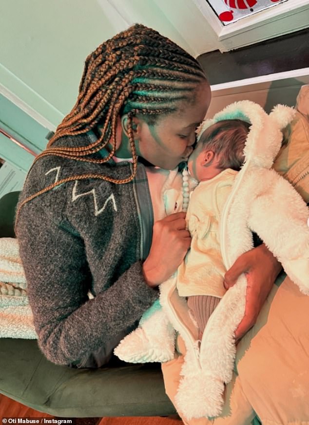 Oti shared several photos of her adorable daughter and their extended family, saying the toddler is now their 'greatest joy'