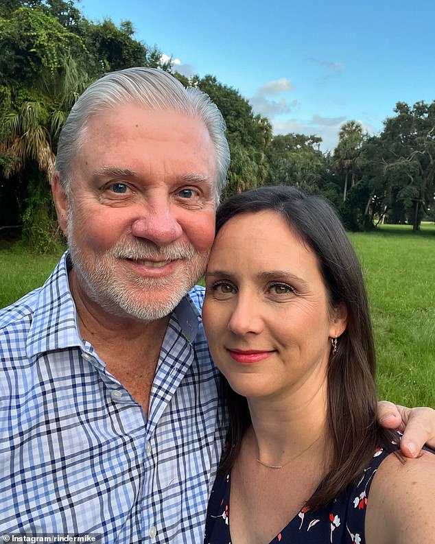 Rinder and his wife of 12 years, Christie Collbran, are seen here on a date night in September. She remembered her loved one in a heartfelt post on Sunday