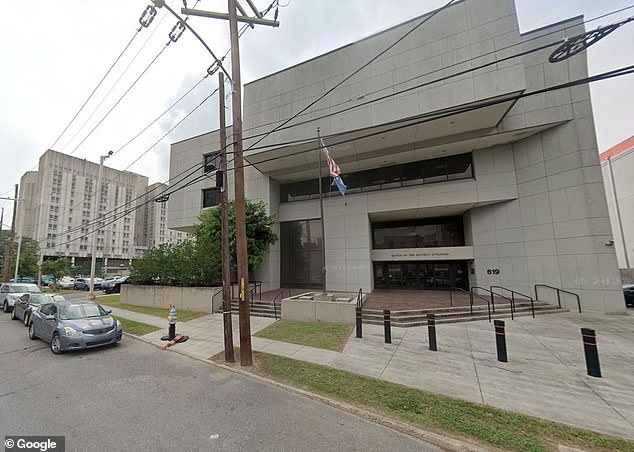 New Orleans paramedics arrived on scene at the district attorney's office building at 619 South White St., where Kersting was pronounced dead