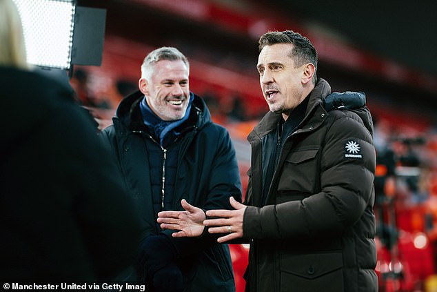 Gary Neville (right) suggested Alexander-Arnold may feel disrespected in this country