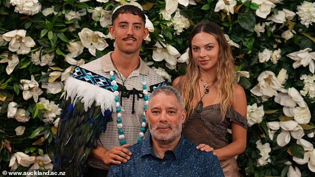 Dr. Brown pictured with his father, Mike Brown, and partner, Caitlyn Wheeler