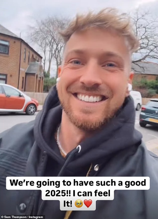 This isn't the first positive video Sam has shared since news of his split was revealed, with Sam returning to social media last week with a heartfelt promise to fans on New Year's Day