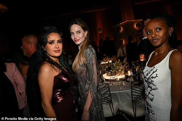 The two were seen on Sunday evening at the Golden Globe Awards at the Beverly Hilton Hotel in Los Angeles. Zahara is on the right