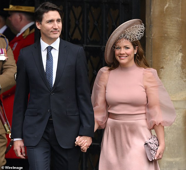 Justin Trudeau and wife Sophie announced their divorce in August 2023. Pictured: The former couple attended the coronation of King Charles III and Queen Camilla on May 6, 2023