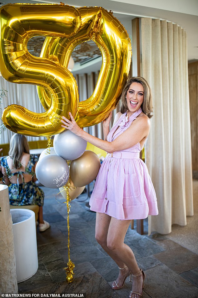 Sam was a guest at Stu's 50th birthday party at Arturo's Rooftop in Woolloomooloo in 2022