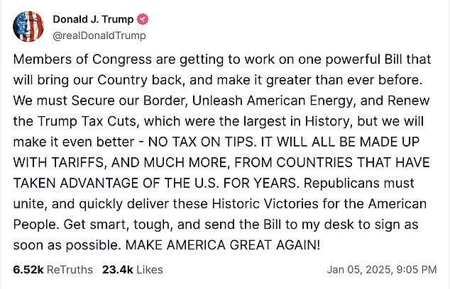 1736182834 344 Trump teases plans for his Mega MAGA bill that could